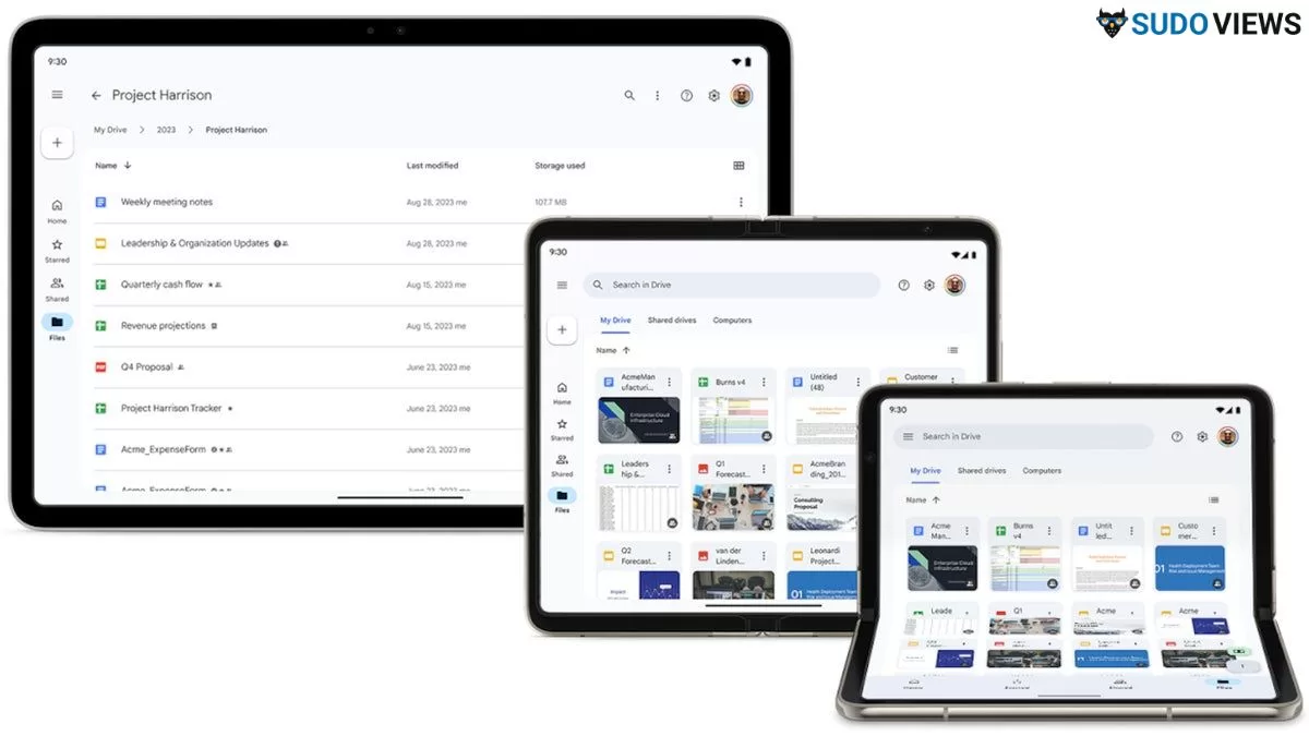 Enhanced Google Drive Experience for Android Tablets and Foldables Google Drive Update